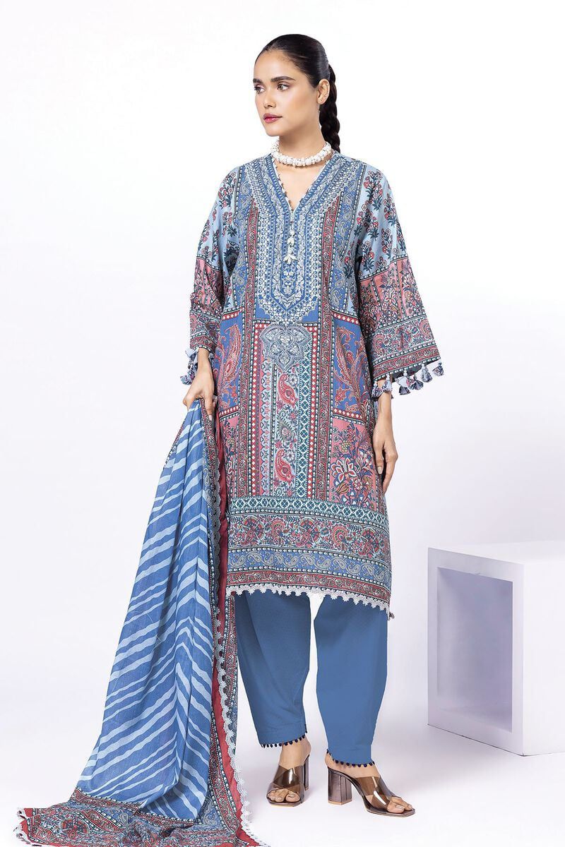 3 piece khaddar suit