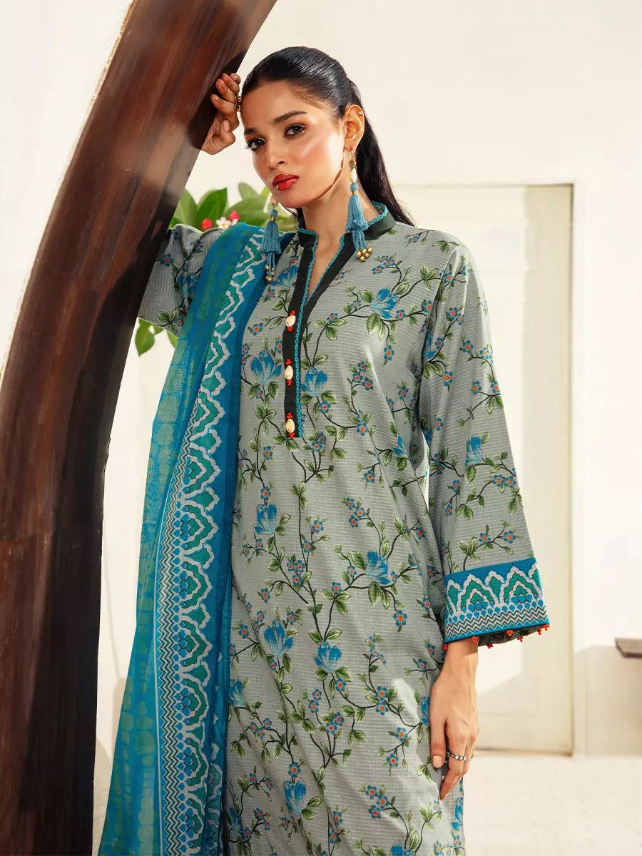 3 PC BANA DORA PRINTED SUIT