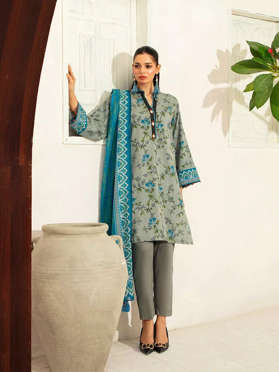 3 PC BANA DORA PRINTED SUIT