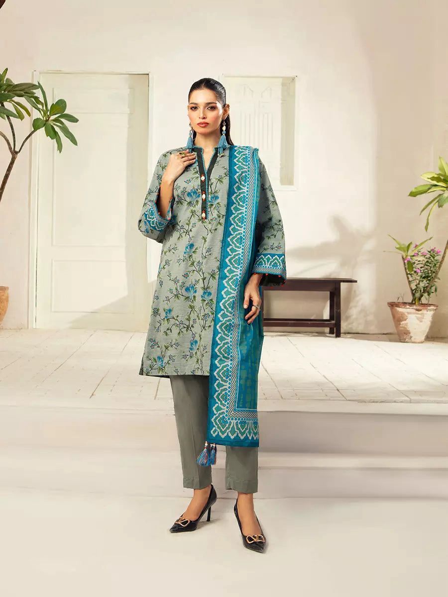 3 PC BANA DORA PRINTED SUIT