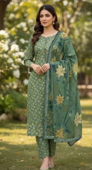 Bareeze 3PC [Embroidered] A20