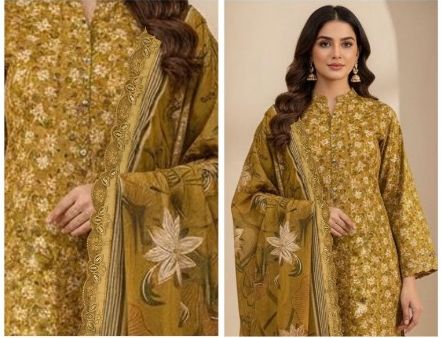 Bareeze 3pc [Embroidered] A21