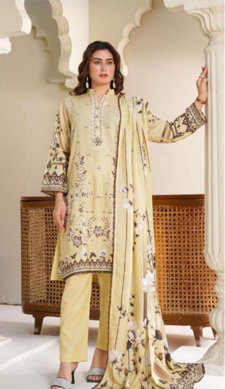 Anaya Noor Karandi [EMBROIDERED] 3PC #A39