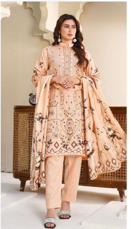 Anaya Noor Karandi [EMBROIDERED] 3PC #A40